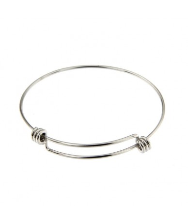 bracciale rigidoe espandibile in acciaio inox