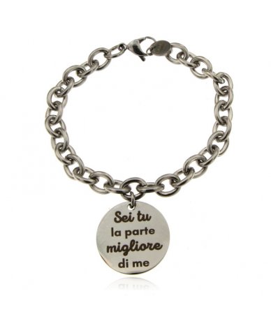 Bracciale inciso "Sei tu la...
