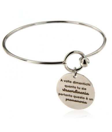 Bracciale rigido inciso "A...