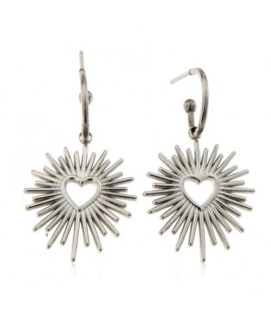 Orecchini cerchi in acciaio...