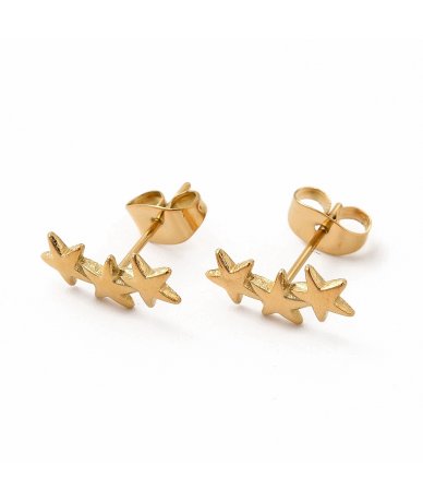 Orecchini a lobo con tre...