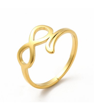 Anello con infinito in...