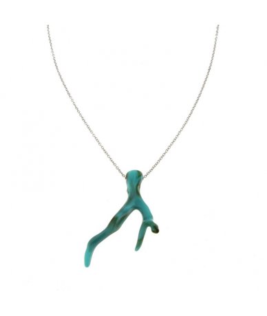 Collana lunga in acciaio...