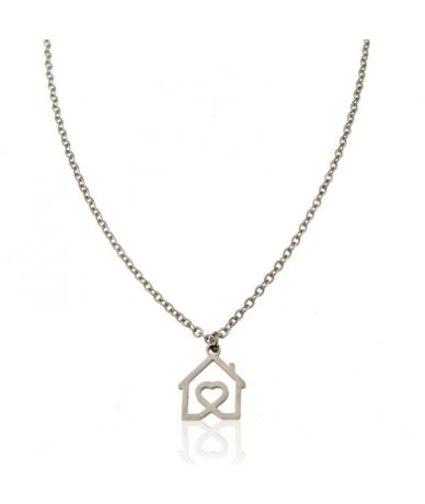 Collana in acciaio inox con...