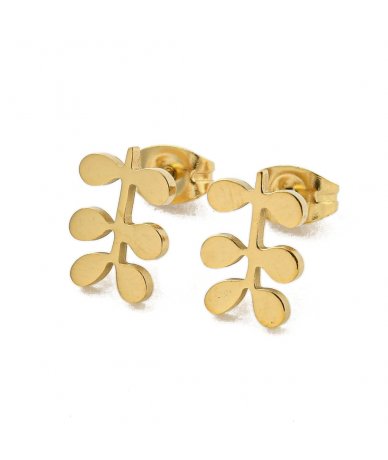 Orecchini con foglie in...