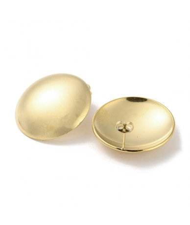 Orecchini a lobo bottone...