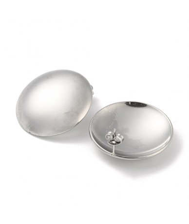 Orecchini a lobo bottone...