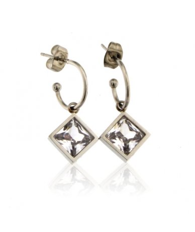 Orecchini cerchi in acciaio...