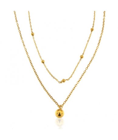 Collana doppia catena con...