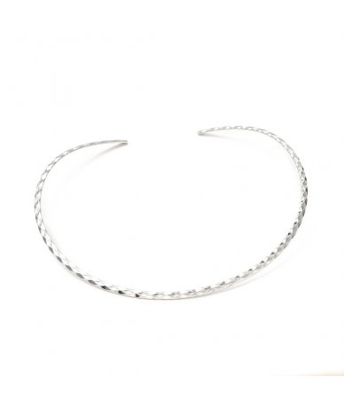 Collana rigida in acciaio...