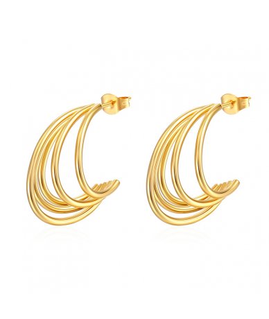 Orecchini multi cerchio in...