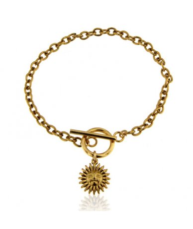 Bracciale con pendente sole...