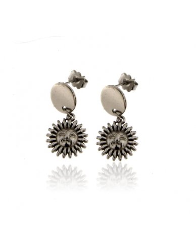 Orecchini a lobo in acciaio...