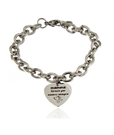 Bracciale in acciaio inox...