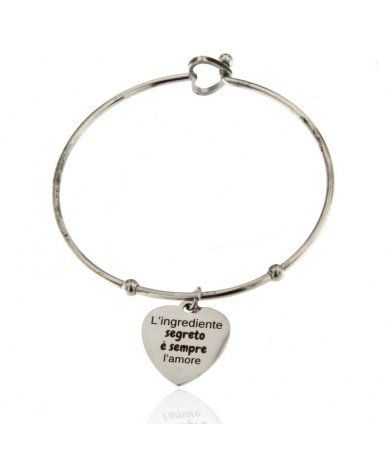 Bracciale rigido in acciaio...
