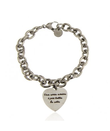 Bracciale in acciaio inox...