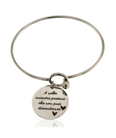 Bracciale rigido inciso "A...