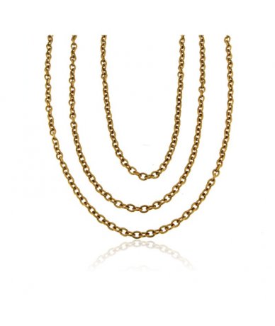 Collana catena multifilo in...