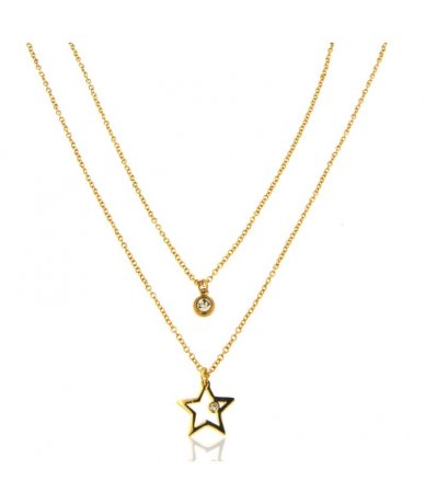 Collana doppio filo con...