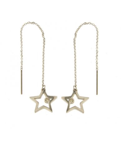 Orecchini lunghi saliscendi...