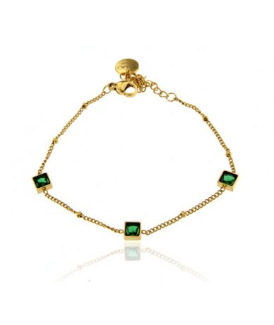 Bracciale sottile con tre...