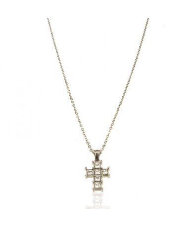 Collana con pendente croce...