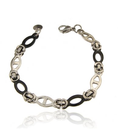 Bracciale uomo in acciaio...