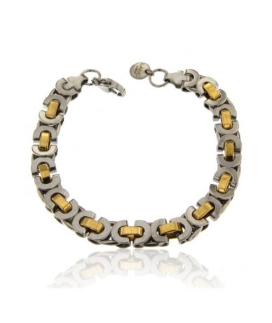 Bracciale uomo in acciaio...