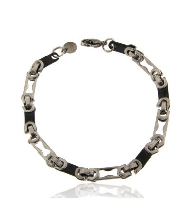 Bracciale uomo in acciaio...