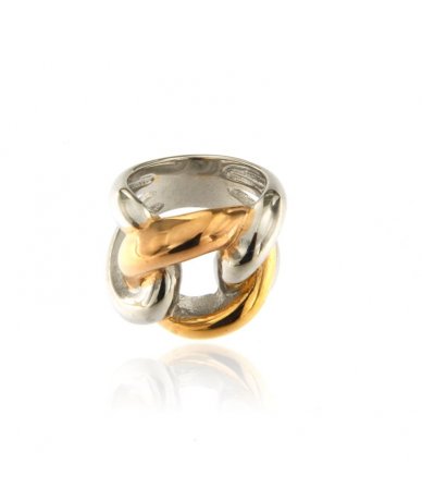 Anello incrocio quadrati in...