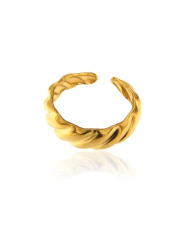 Anello fascia con fregi in...