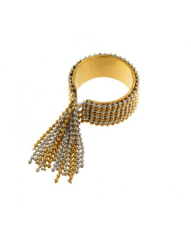Anello con frange in...