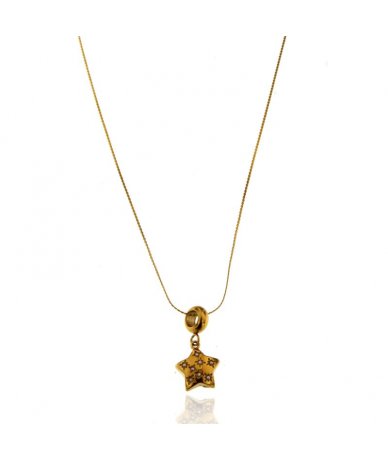 Collana con pendente stella...