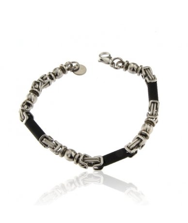 Bracciale uomo con cilindri...