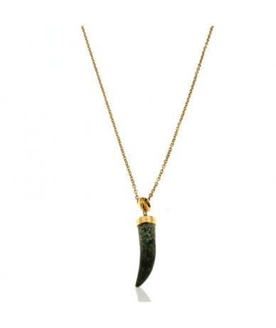 Collana con pendente corno...