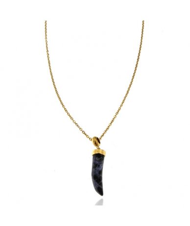 Collana con pendente corno...
