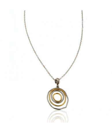 Collana con pendente ovali...