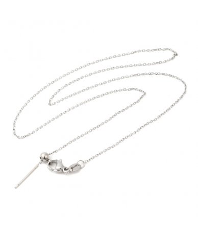 Collana catenina in acciaio...