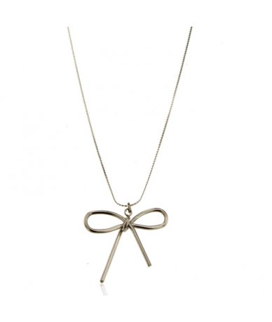 Collana con pendente fiocco...